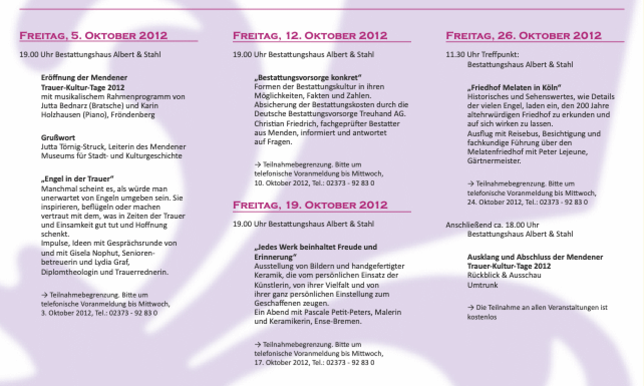 Logo, Trauer & Freude Café