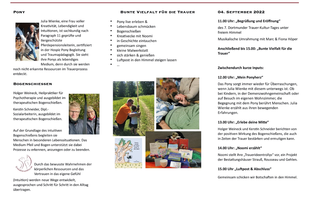 Logo, Trauer & Freude Café